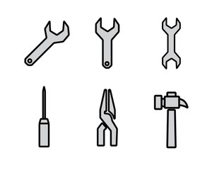 mechanic icon cartoon design illustration.cartoon design style, designed for icon