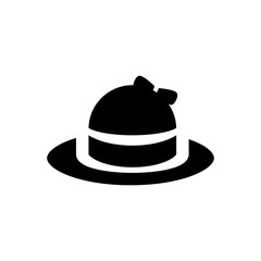 hat filled vector icon