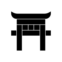 torii filled vector icon