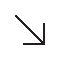 diagonal arrow right filled vector icon. Modern simple isolated sign. Pixel perfect vector  illustration for logo, website, mobile app and other designs