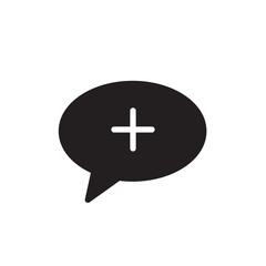 create message, add message filled vector icon. Modern simple isolated sign. Pixel perfect vector  illustration for logo, website, mobile app and other designs