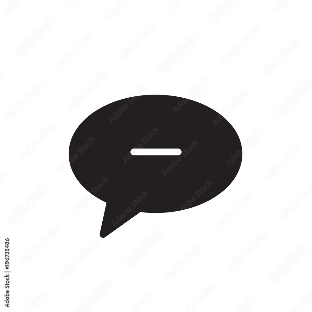 Aufkleber remove message, delete message filled vector icon. modern simple isolated sign. pixel perfect vector