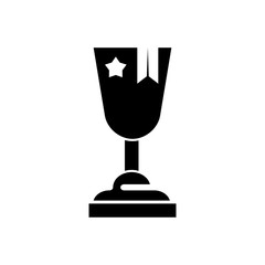 championship cup filled vector icon