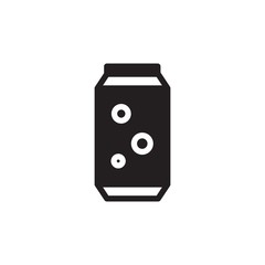 soda can, drink can filled vector icon. Modern simple isolated sign. Pixel perfect vector  illustration for logo, website, mobile app and other designs