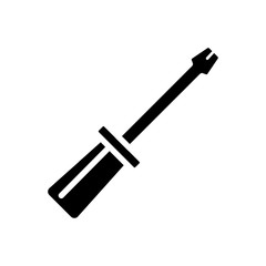screwdriver filled vector icon
