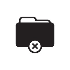 close folder, remove folder filled vector icon. Modern simple isolated sign. Pixel perfect vector  illustration for logo, website, mobile app and other designs