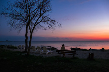 The coast of Cavtat. Dubrovnik. Croatia.
