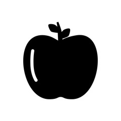 apple filled vector icon