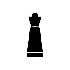 chess queen filled vector icon