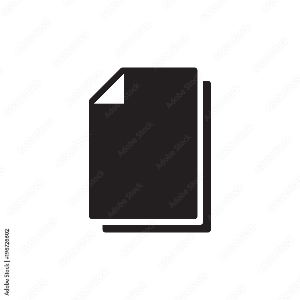 Poster files, documents filled vector icon. modern simple isolated sign. pixel perfect vector illustration 