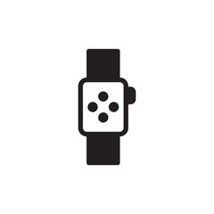 smart watch filled vector icon. Modern simple isolated sign. Pixel perfect vector  illustration for logo, website, mobile app and other designs