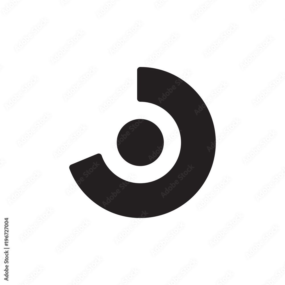 Poster percentage diagram, pie chart filled vector icon. modern simple isolated sign. pixel perfect vector 