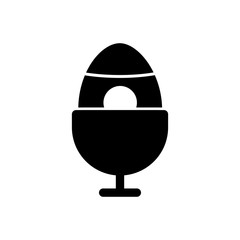 easter egg filled vector icon. Modern simple isolated sign. Pixel perfect vector  illustration for logo, website, mobile app and other designs