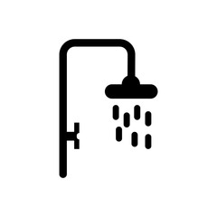 Shower filled vector icon. Modern simple isolated sign. Pixel perfect vector  illustration for logo, website, mobile app and other designs