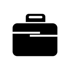 Briefcase filled vector icon. Modern simple isolated sign. Pixel perfect vector  illustration for logo, website, mobile app and other designs