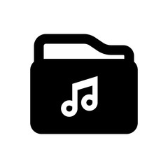 Music file filled vector icon. Modern simple isolated sign. Pixel perfect vector  illustration for logo, website, mobile app and other designs