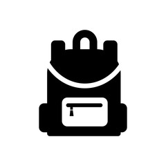 Backpack filled vector icon. Modern simple isolated sign. Pixel perfect vector  illustration for logo, website, mobile app and other designs