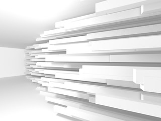 White Architecture Construction Modern Interior Background