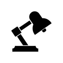 Table lamp filled vector icon. Modern simple isolated sign. Pixel perfect vector  illustration for logo, website, mobile app and other designs