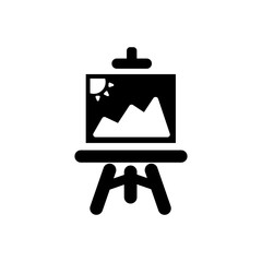 Artist filled vector icon. Modern simple isolated sign. Pixel perfect vector  illustration for logo, website, mobile app and other designs