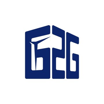 g2g letter logo icon template