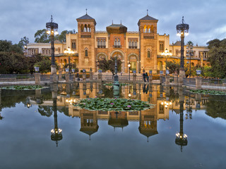 Obraz premium Plaza dePlaza de América en Sevilla