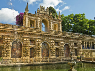 Jardines del Alcazar en Sevilla