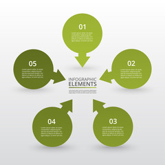 Vector infographic template