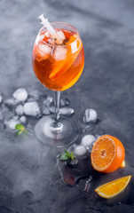 Aperol spritz cocktail