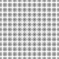 Ethnic geometric pattern. Black and white seamless background. Pixel boho ornament.