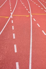 Gordijnen Running track © ctacik