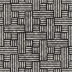 Hand drawn striped seamless pattern with brushstrokes tiling. Abstract freehand texture for print