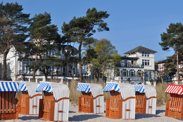 Strandfeeling - Ensembles  von Strandkörben, Binz auf Rügen