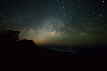 milky way galaxy in Thailand