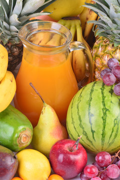 Fruit juice from tropical fruits