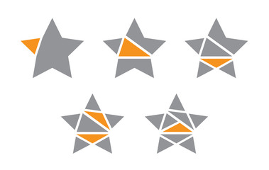 star icon and vector