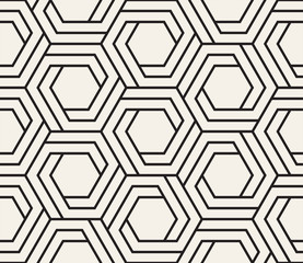 Vector seamless pattern. Modern stylish abstract texture. Repeating geometric tiles