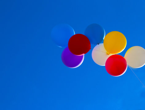 Globos multicolores
