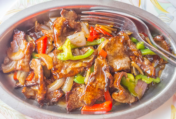 boeuf sauté à la chinoise 