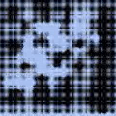 Halftone design element. Vector