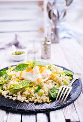 bulgur with egg