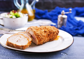 rolls of chicken fillet