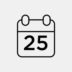 Calendar vector icon