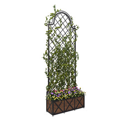 Pergola with flowers