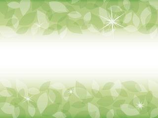 新緑　グリーンのフレーム素材