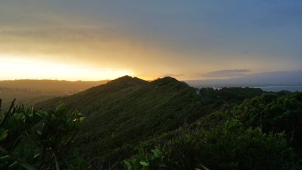 Sonnenuntergang in Byron Bay, NSW, Australien