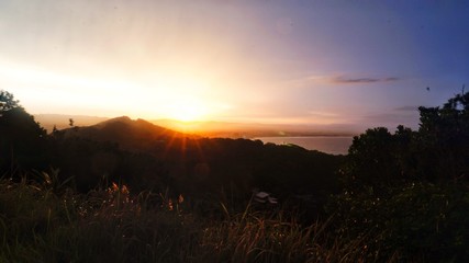 Sonnenuntergang in Byron Bay, NSW, Australien