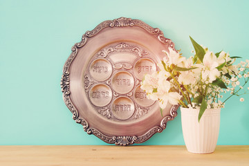 Pesah celebration concept (jewish Passover holiday)