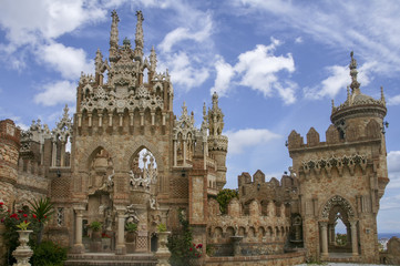Obraz premium Castillo de Colomares en el municipio de Benalmádena, Andalucía