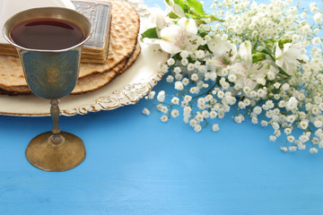Pesah celebration concept (jewish Passover holiday).